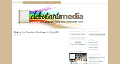 Desktop Screenshot of blog.debutantemedia.com