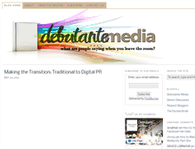 Tablet Screenshot of blog.debutantemedia.com